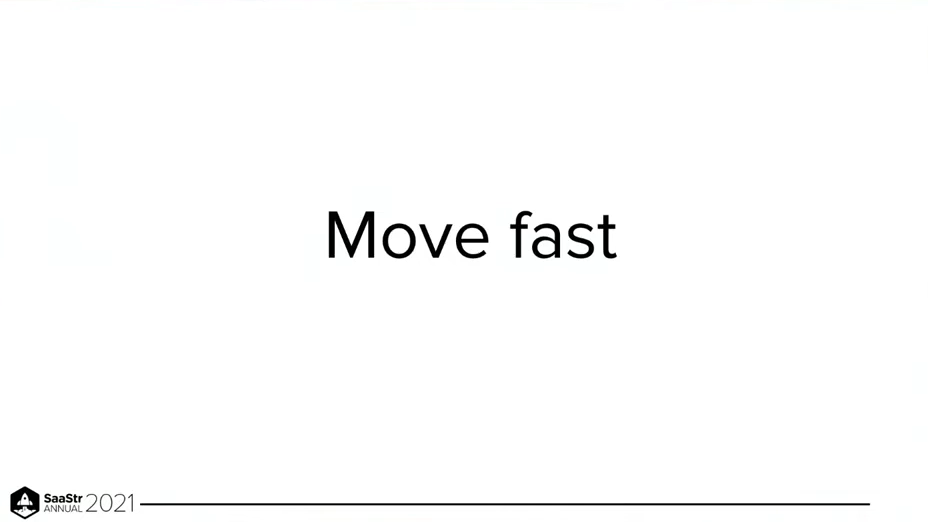 Slide 3: Move fast